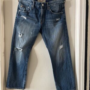 Big Star Women's Cropped Blue Jeans